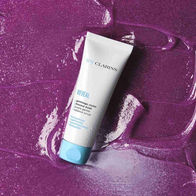 REVEAL gentle radiance violet scrub